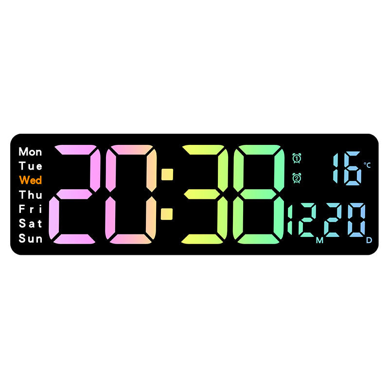 AuraGlow LED Wall Clock
