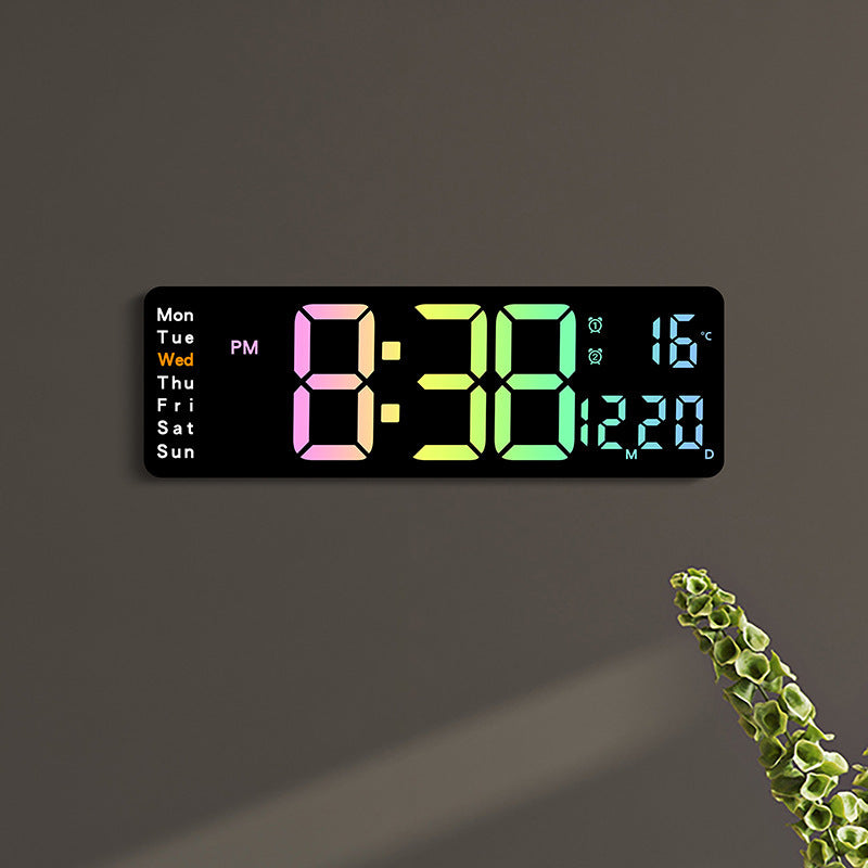 AuraGlow LED Wall Clock