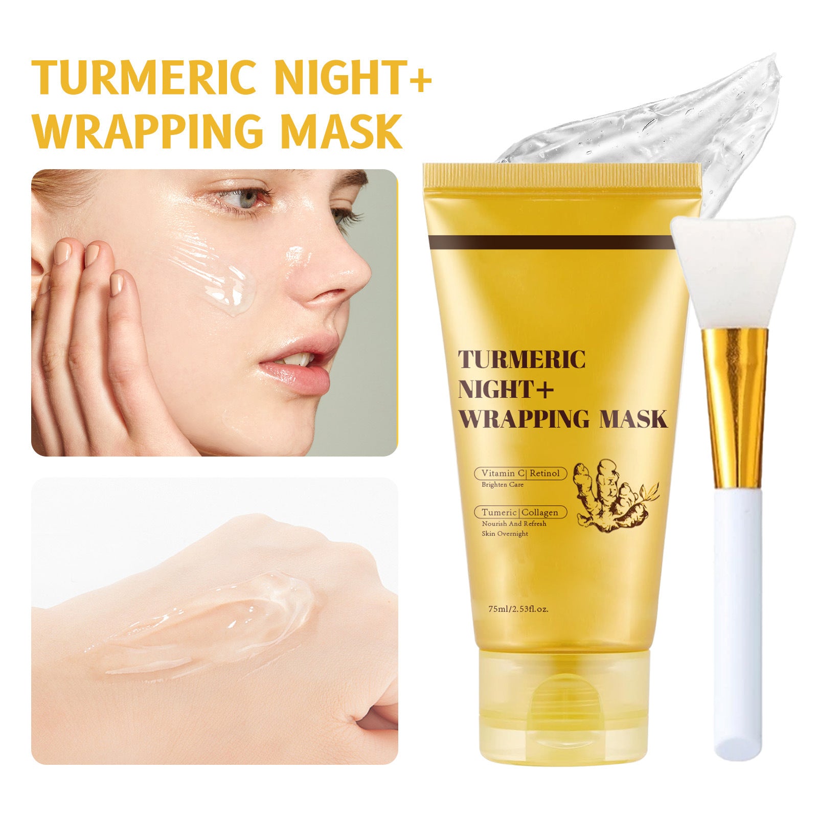 Golden Aura Night Mask