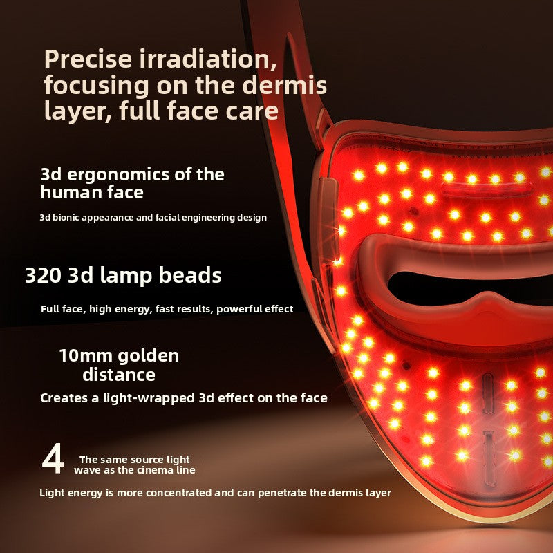 ?GlowPro LED Facial Mask ? Handheld Light Therapy for Radiant Skin & Anti-Aging?