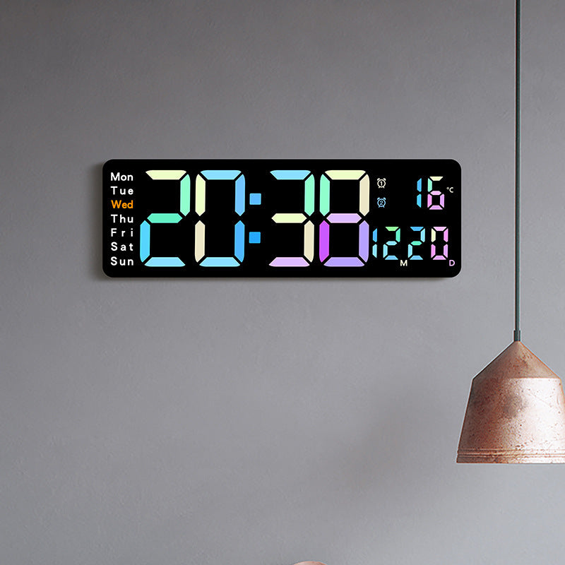 AuraGlow LED Wall Clock