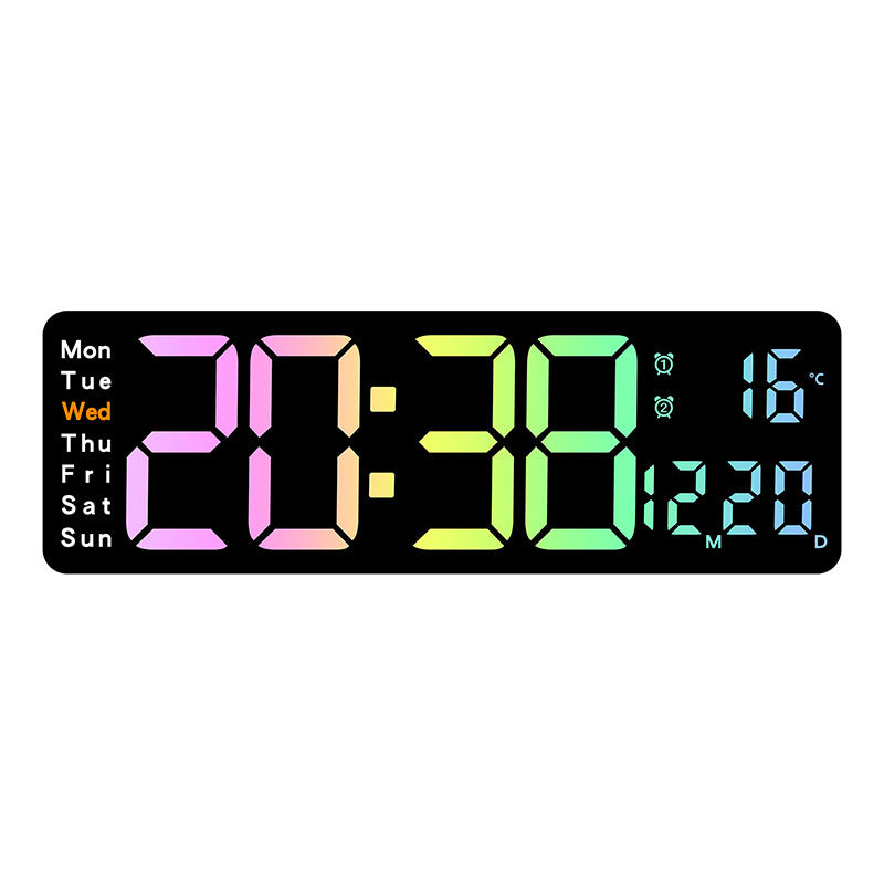 AuraGlow LED Wall Clock