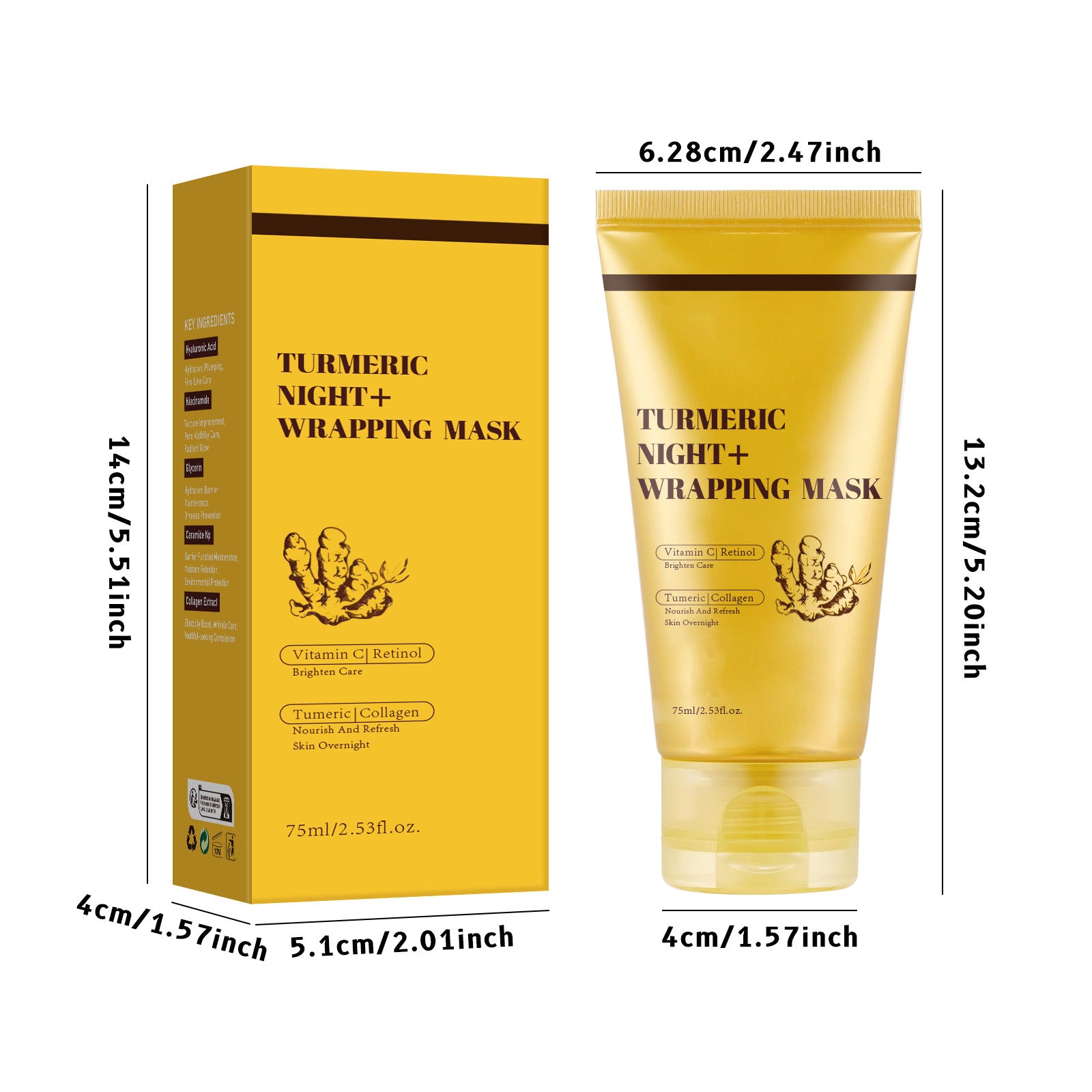 Golden Aura Night Mask