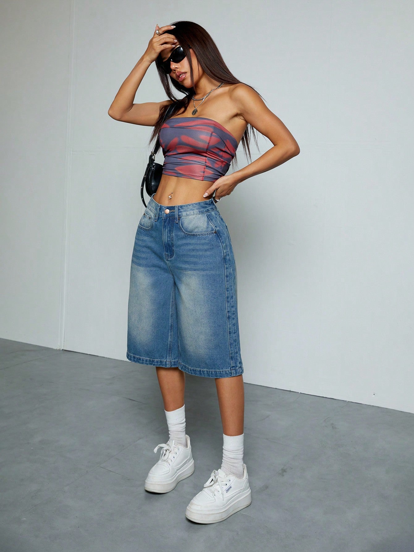 Astroscopes Stellar Line Denim Shorts