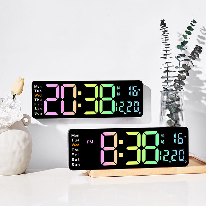 AuraGlow LED Wall Clock