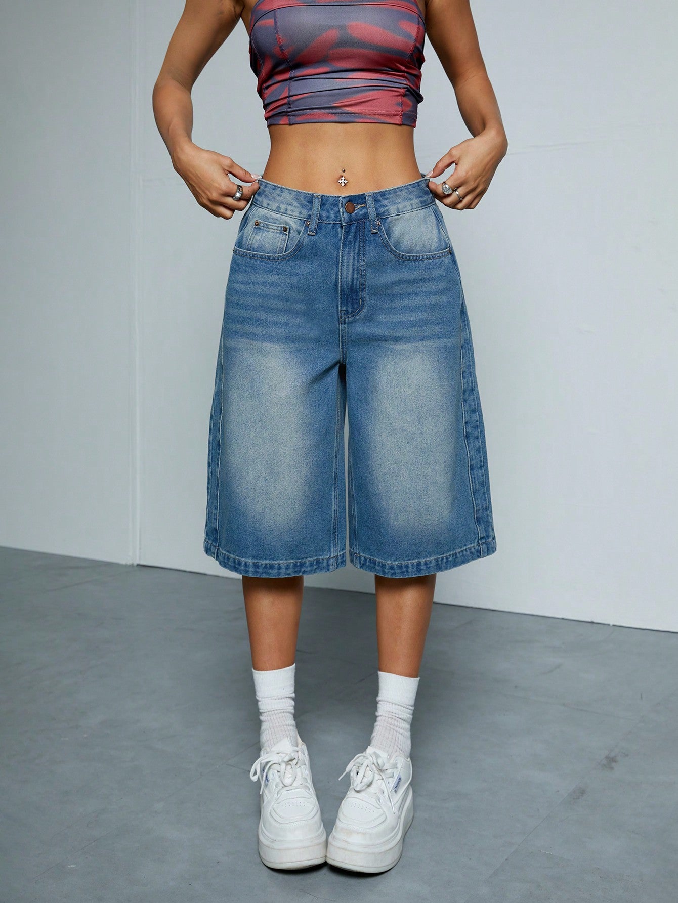 Astroscopes Stellar Line Denim Shorts